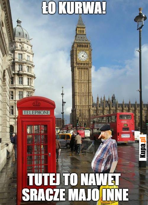 Tutej to nawet sracze majo inne