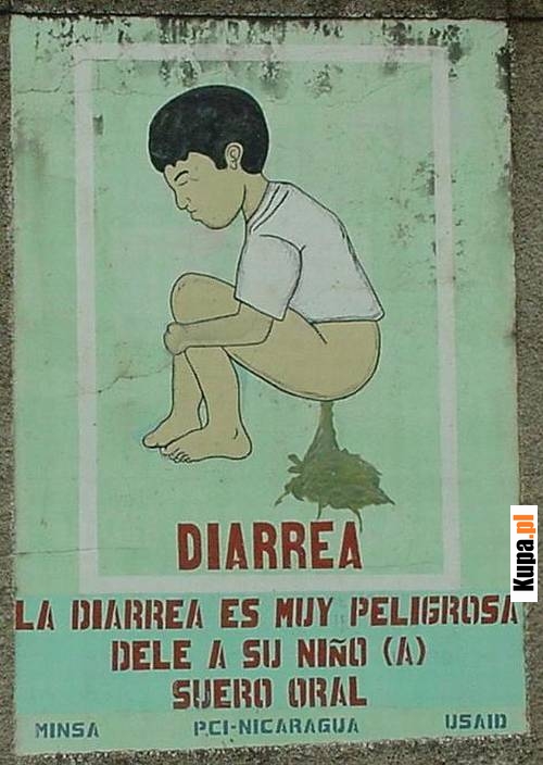 La diarrea es muy peligrosa... 