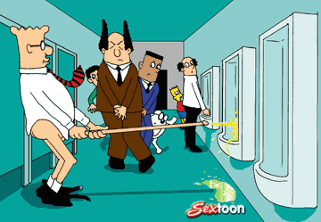 Szach Mat przy pisuarze