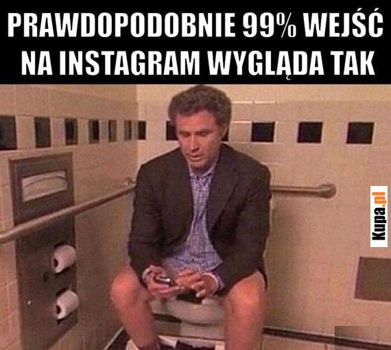 Prawdopodobnie 99% wejść na Instagram wygląda tak