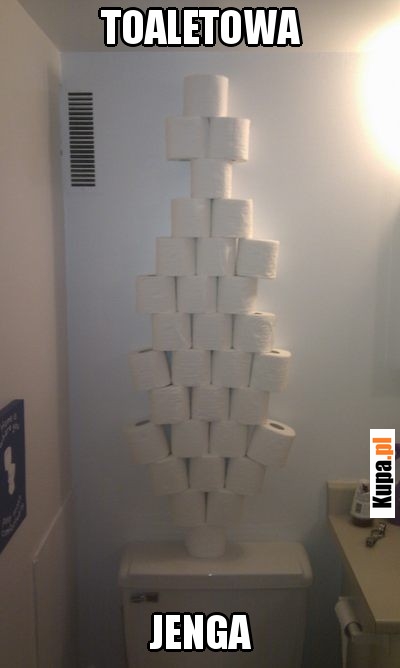 Toaletowa Jenga