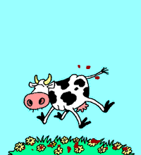 Szczęśliwa krówka