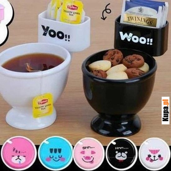 Piękne kubki na kawkę, herbatkę... smacznego :)