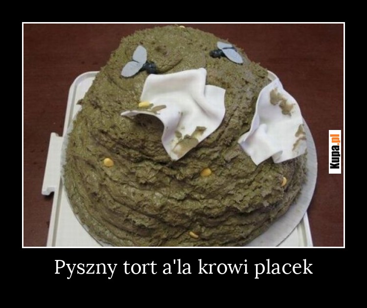 Pyszny tort a'la krowi placek